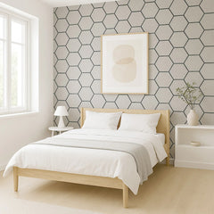 Ash Grey Hexagon Wood Wall Panels – Modern Decorative Wall Cladding for UK Homes & Offices