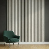 Metallic light grey acoustic wall panel 60 × 240cm