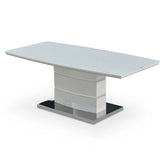 Milan White Black & Cappuccino Coffee Table | Modern Wood & Glass Living Room Table UK