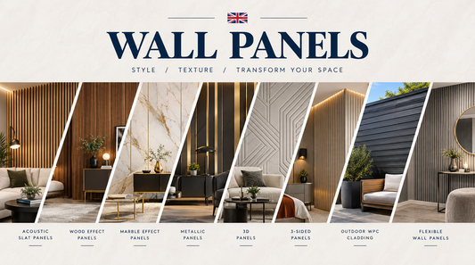 Types of Wall Panels Explained: Acoustic, Slatted, PVC, WPC, HDF and More