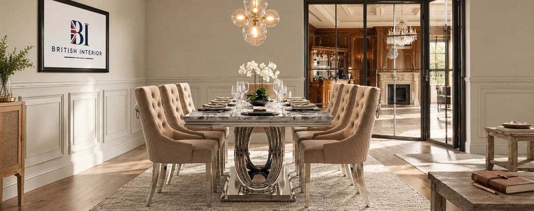 Modern dining sets with stylish tables and chairs