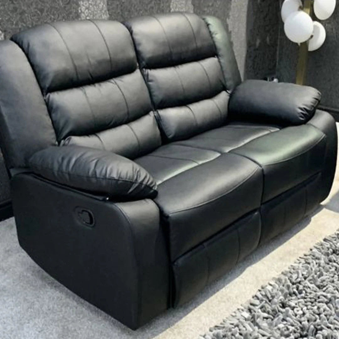 2 seater bonded leather recliner sofa