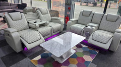 3+2 electric power recliner sofa for living room