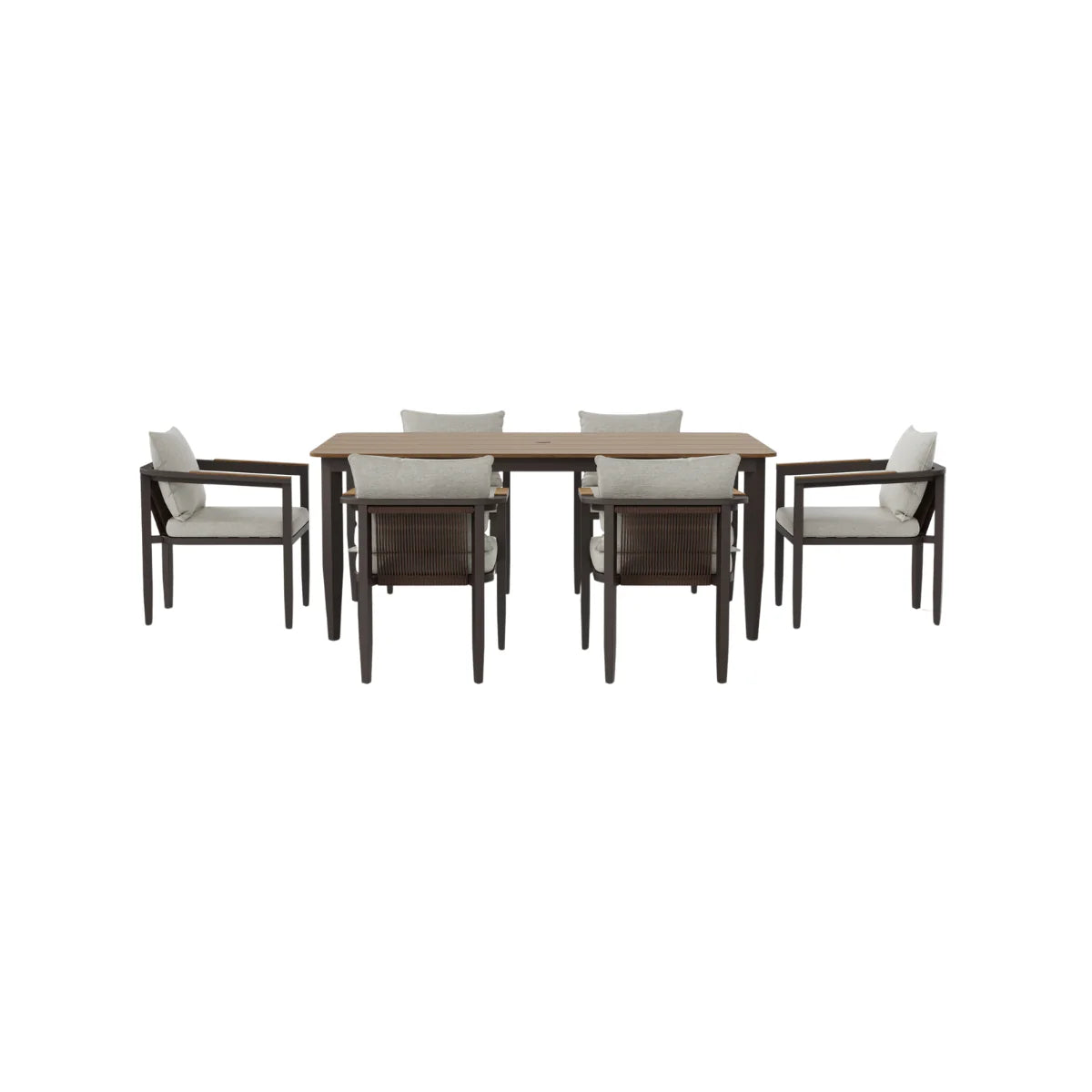 Contemporary Outdoor Dining Set
