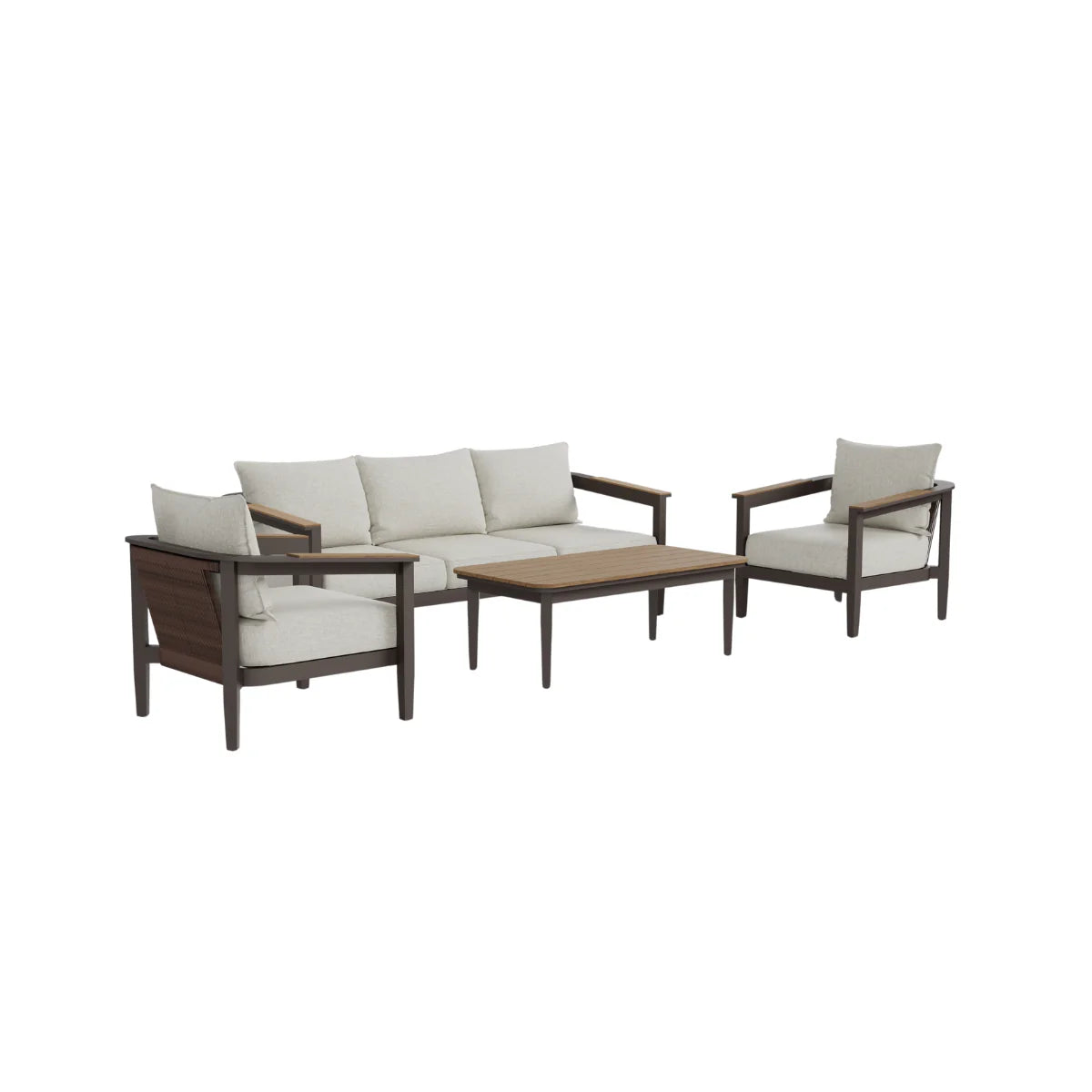 Outdoor Lounge Set with Cushions