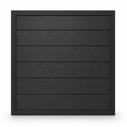 Locking mechanism for black composite fence panels