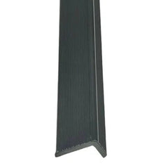 Black Outdoor WPC wall panel end trim 240cm