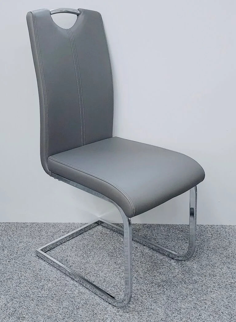 Contemporary grey dining furniture set ideal for modern kitchens and dining rooms