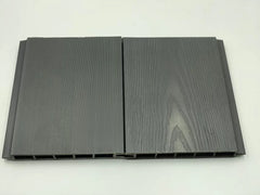Interlocking composite fence panel connection detail