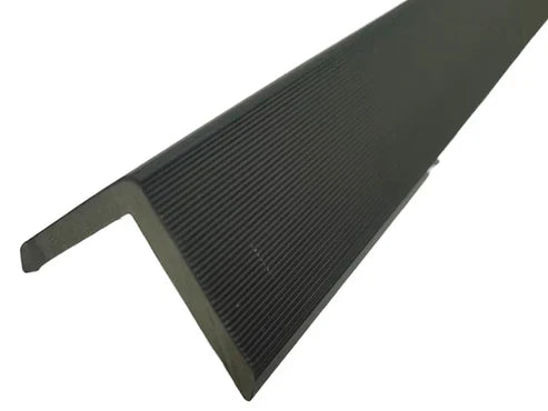 composite end trim in matching with cladding panels