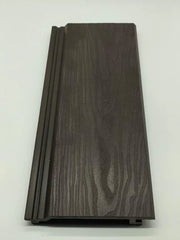 Dark Brown Exterior Composite Wall Panels 290cm – Interlocking Outdoor Cladding, Pack of 6