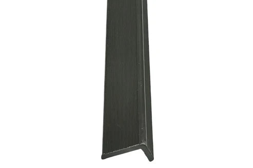 Dark brown WPC wall panel end trim
