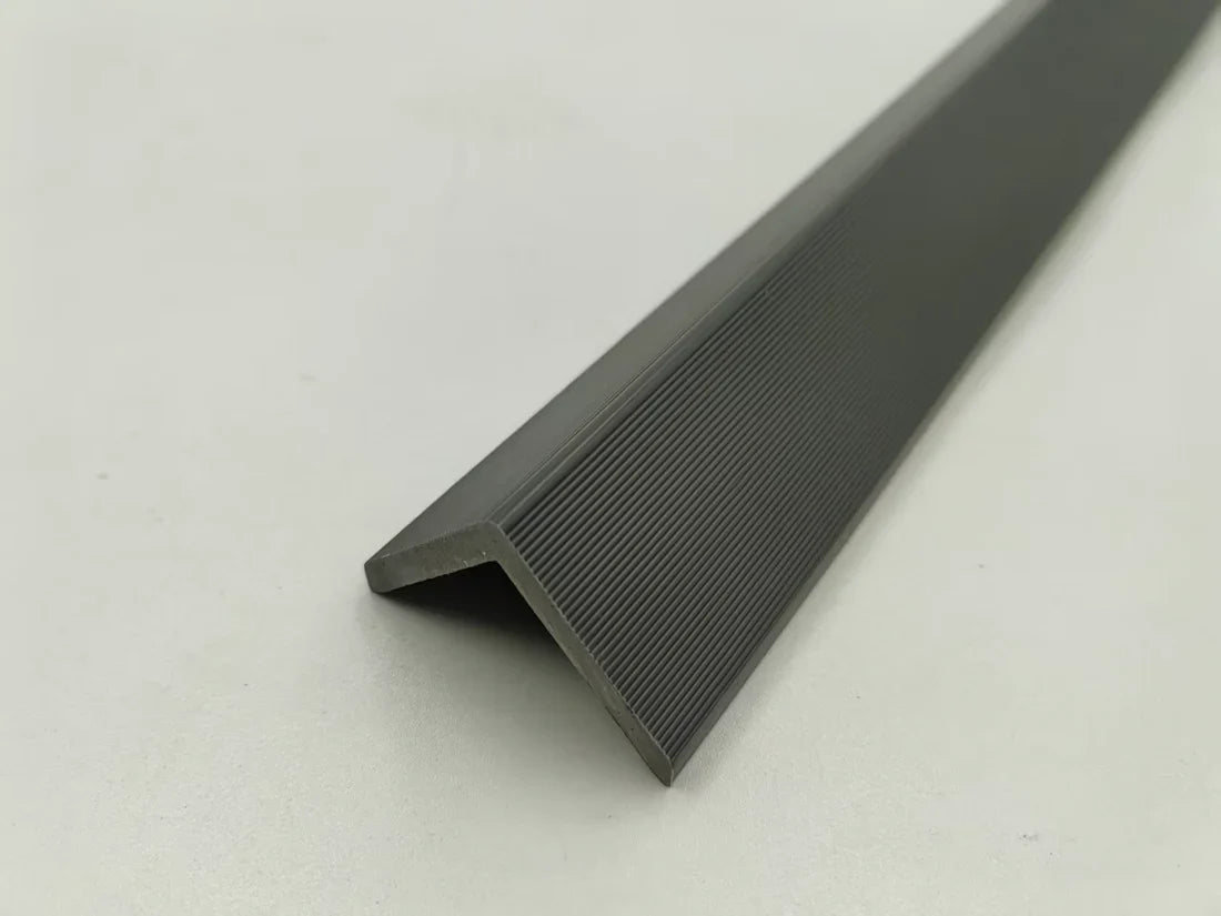 dark grey 290cm composite end trim in matching with cladding panels