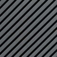 Close-up of dark grey acoustic slat wall panel