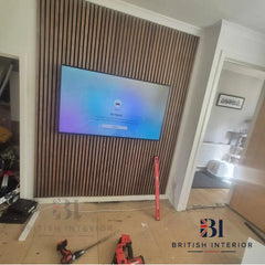 Dark Oak decorative acoustic wall panel
