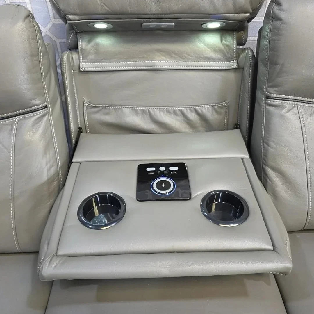 Electric recliner sofa with drink cooling system