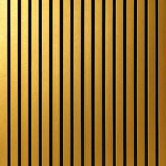 Front view of gold 3-sided slat wall panel showing the vertical slat design