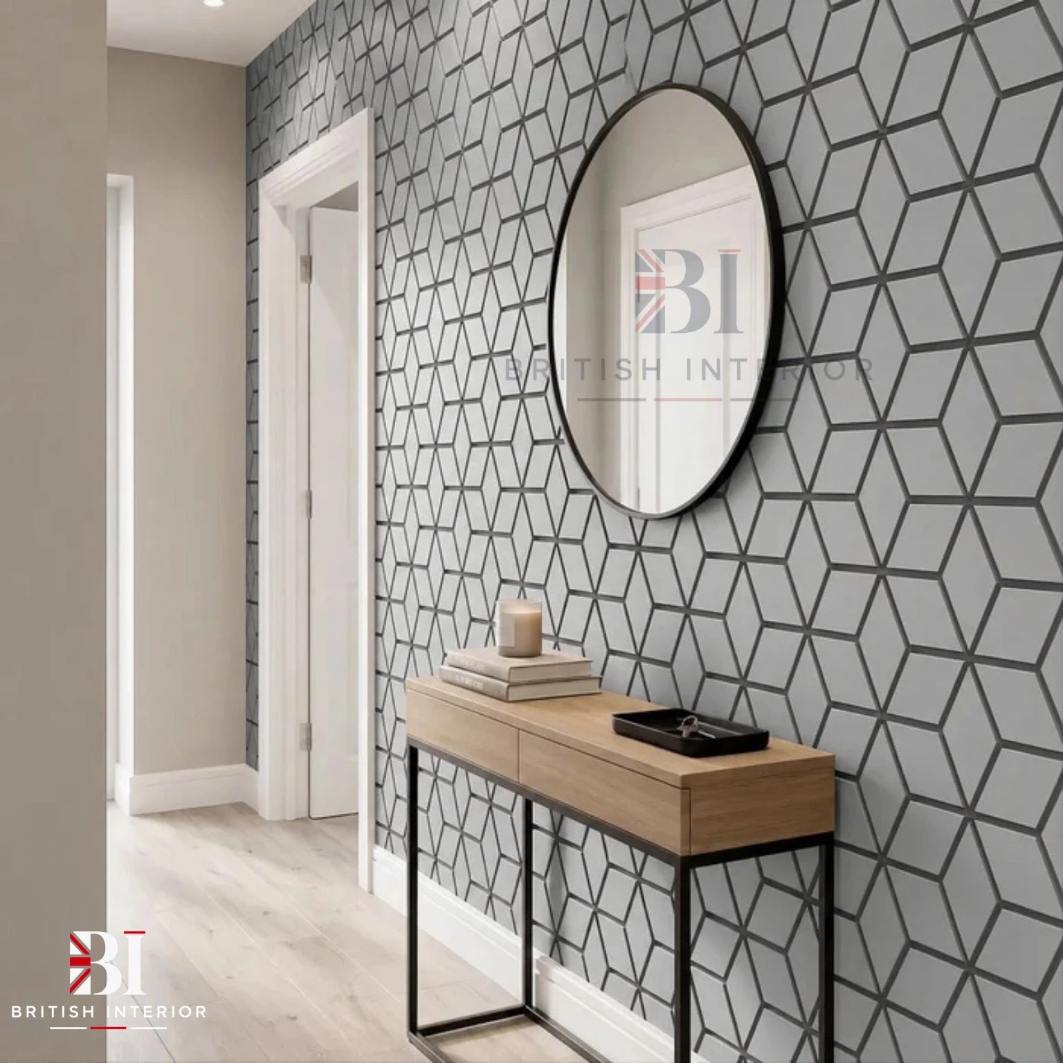 Grey 240cm acoustic wall panelling