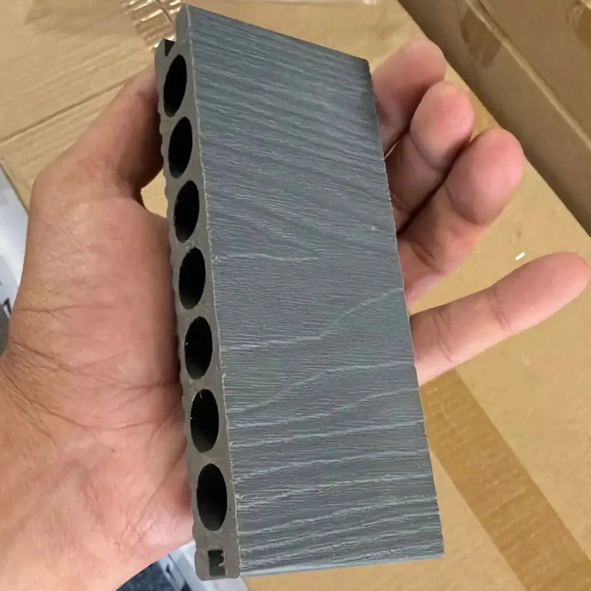 grey composite decking board texture