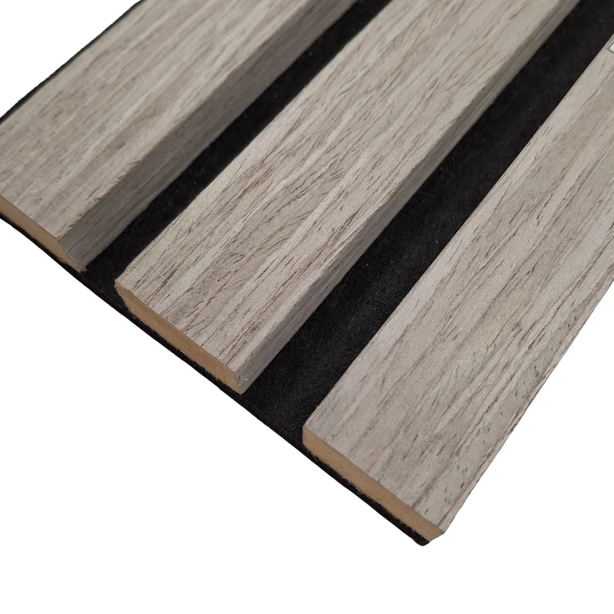 Real wood veneer Grey Oak acoustic panel detail