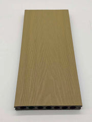 Khaki composite outdoor decking boards
