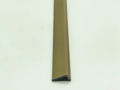 Khaki WPC wall panel end trim 240cm