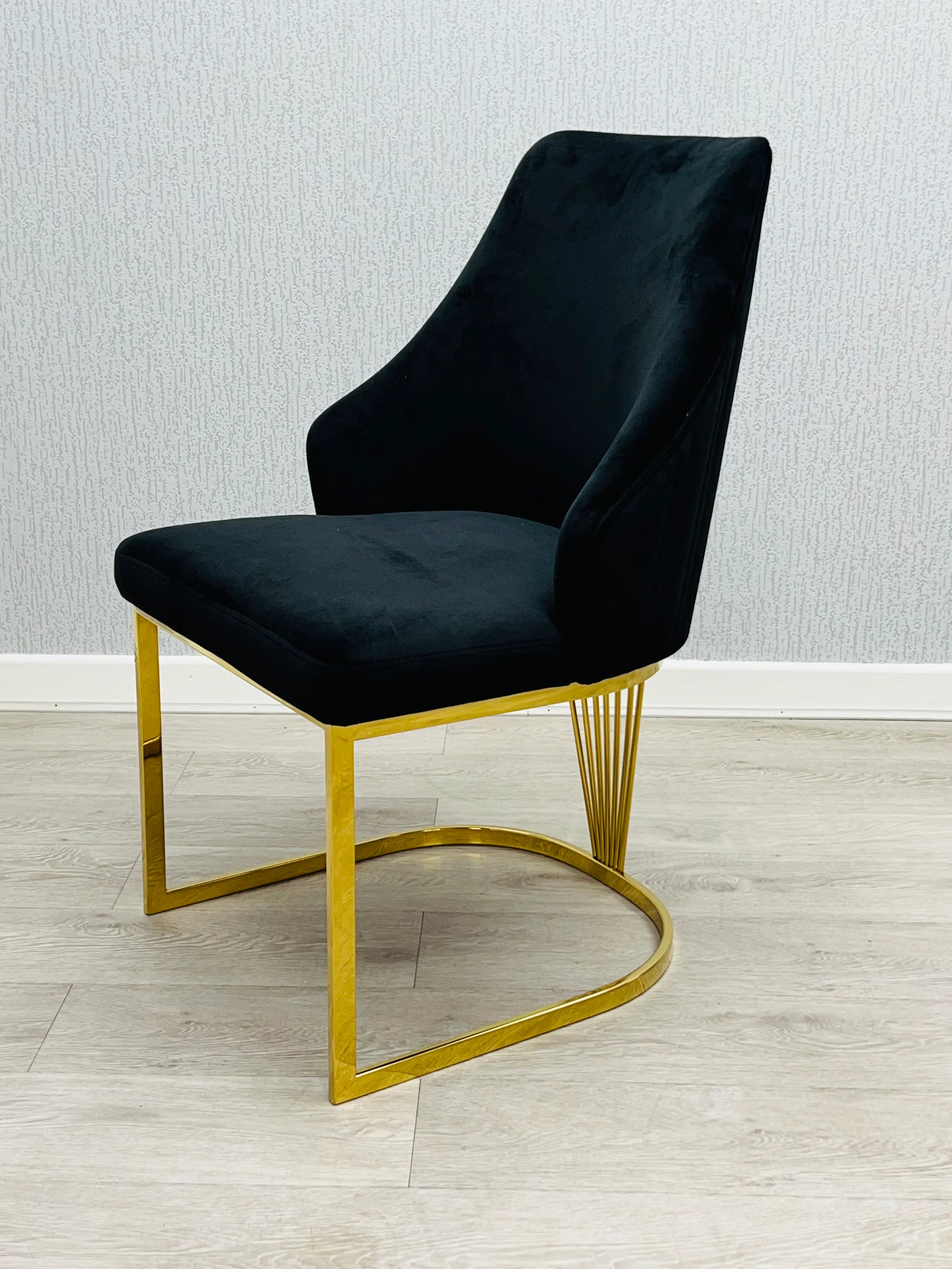 Luxury Lasco Chairs with Gold Dining Set
