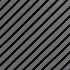 Light grey linear slat wall panel front view