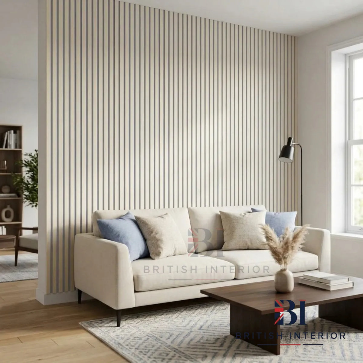 Light Oak 3-sided acoustic wall panel
