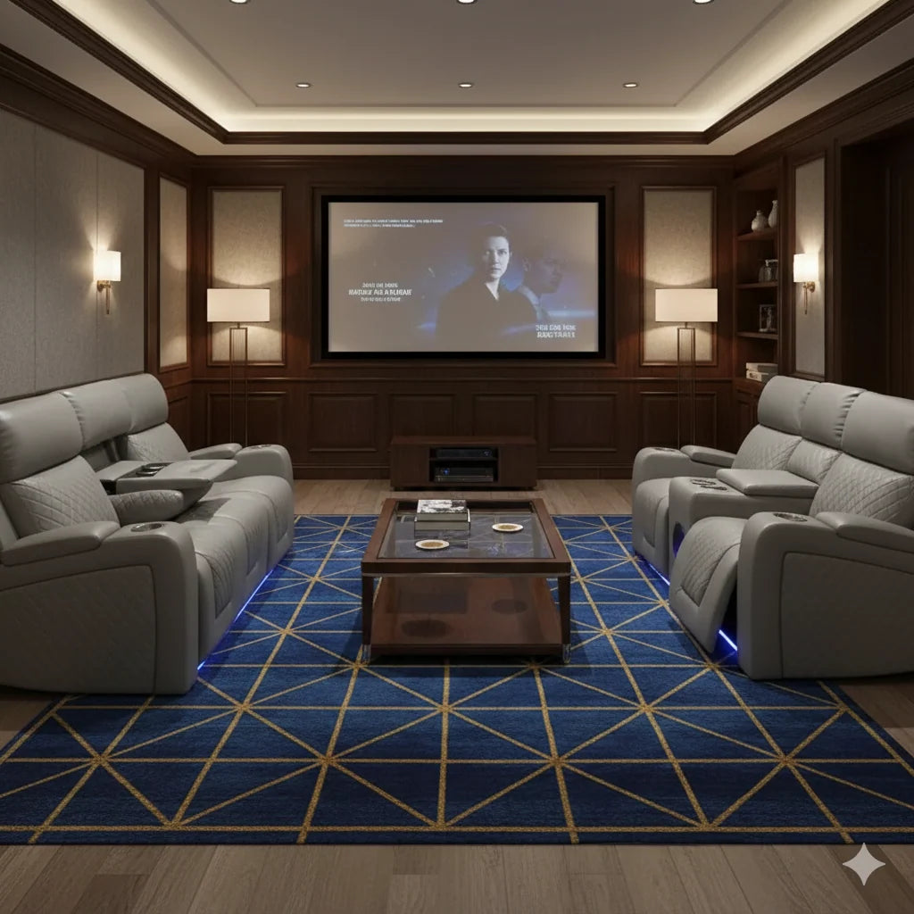 Lina home cinema recliner sofa set