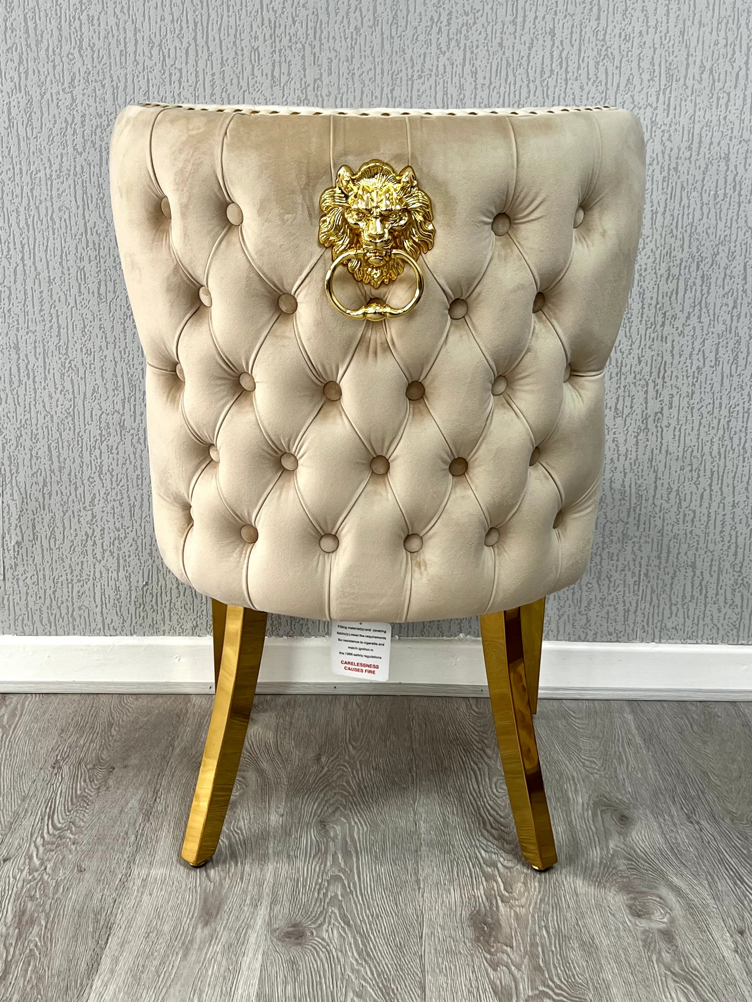 Elina luxury dining suite with 180cm marble tabletop and designer Valentino chairs, providing stylish 6–8 person seating for modern Newcastle homes and entertaining spaces.