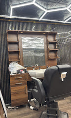 280cm marble black and gold wall panel