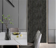 Large marble black and gold wall panel