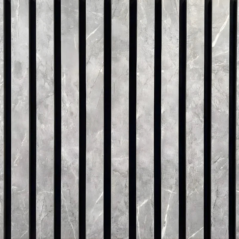 Close-up of marble grey acoustic wall panel