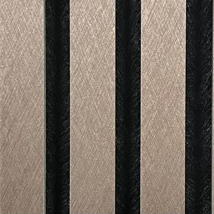 Metallic Brown HDF slatted wall panel