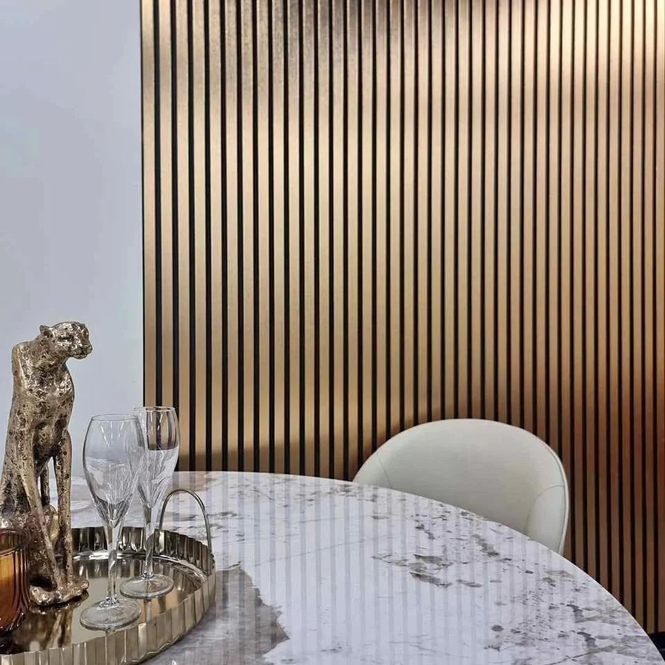Luxury Metallic Gold acoustic feature wall
