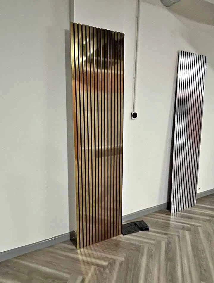 Metallic Gold acoustic wall panel measuring 60x240cm