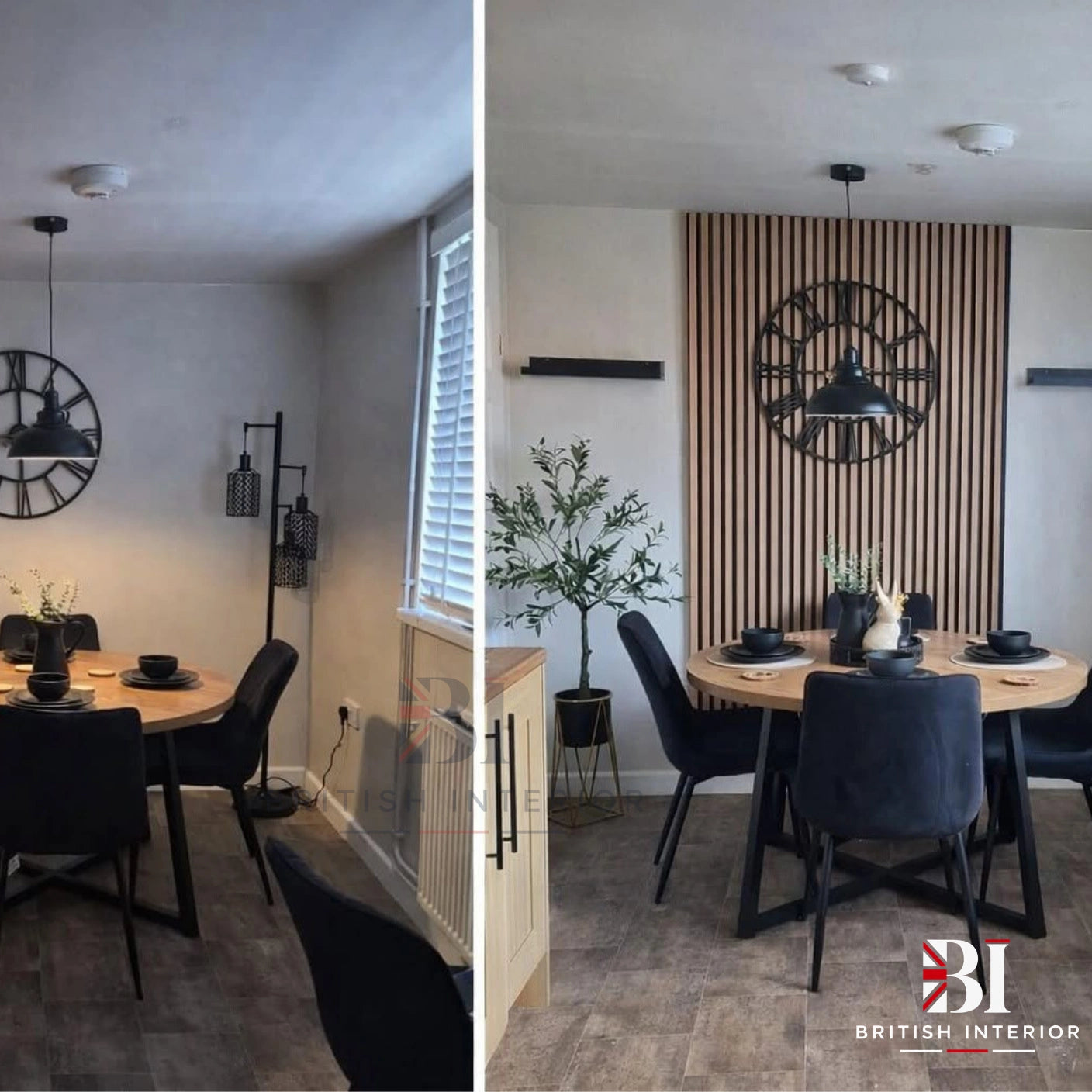Natural Oak acoustic wall panel measuring 240cm high large panelling
