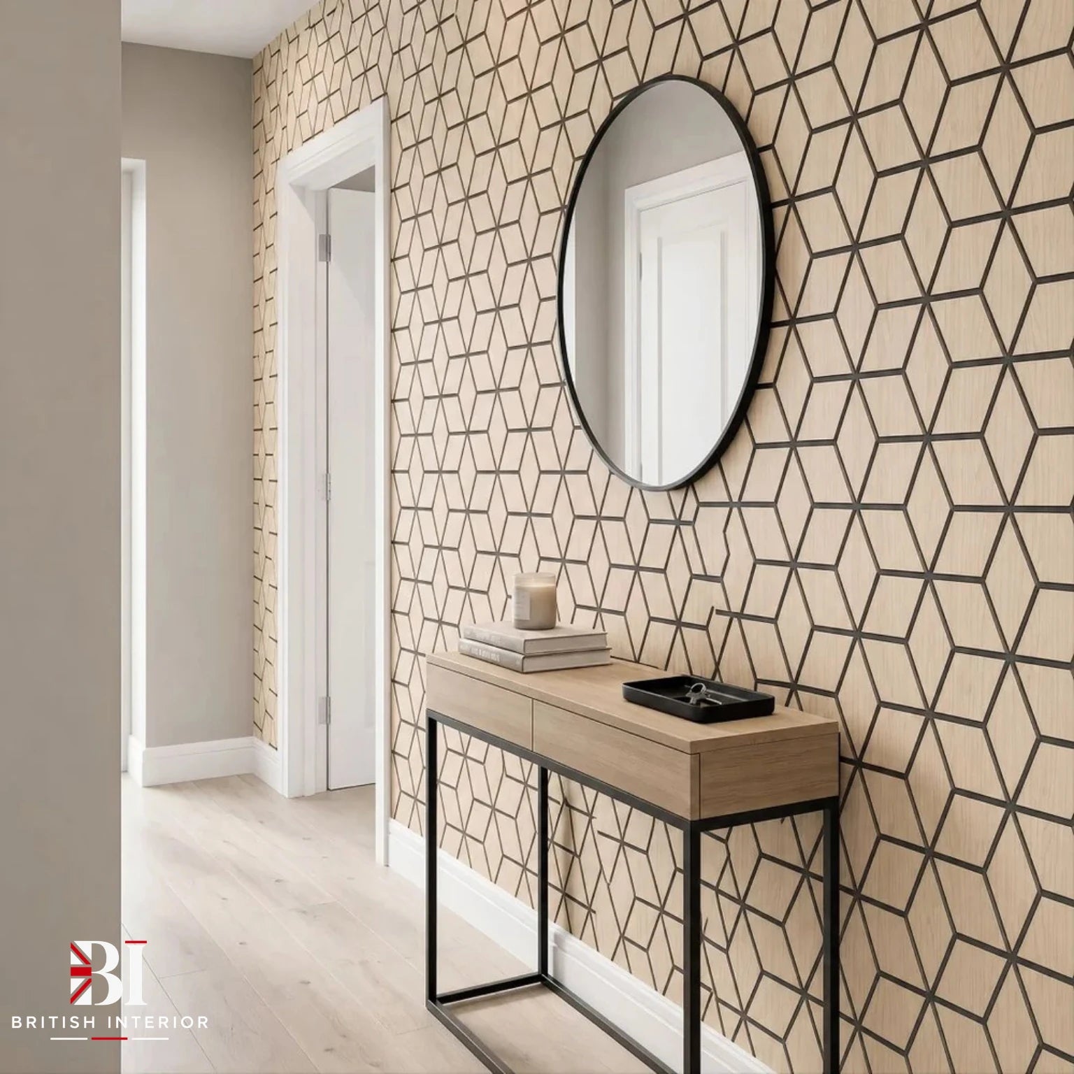 Natural Oak decorative acoustic feature wall panel