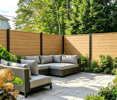 Oak composite fence panels 15 × 180cm