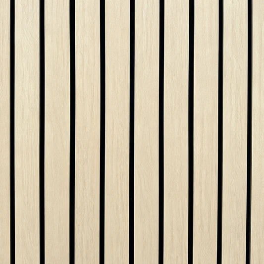 Oak felt backed acoustic wall panel