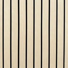 Oak felt backed acoustic wall panel