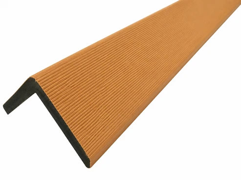 Oak WPC wall panel end trim