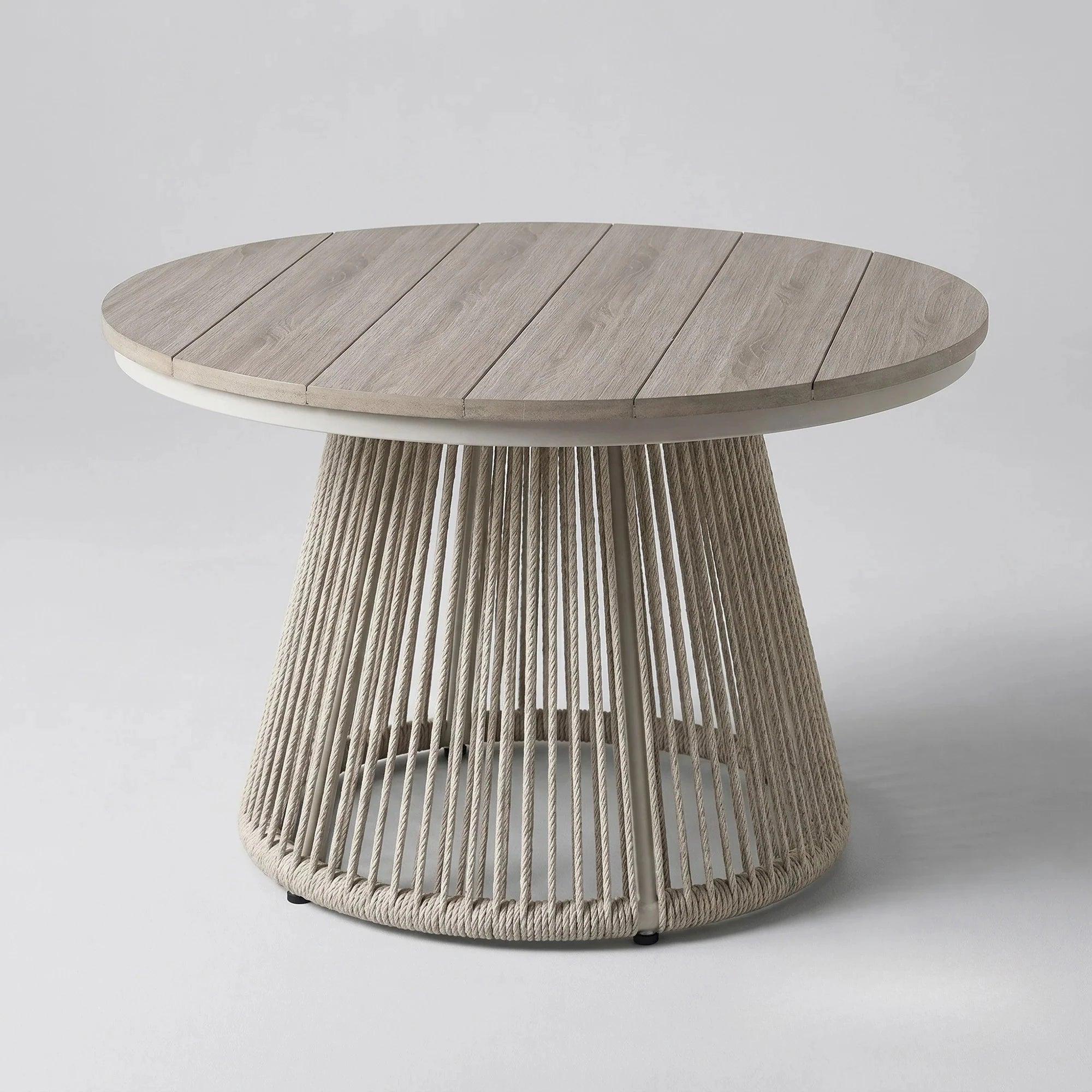 Luxury outdoor lounge furniture with cushioned seating and matching coffee table for modern gardens