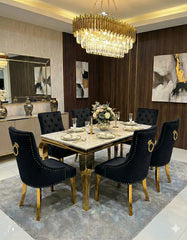 Create a sophisticated Leeds dining space with this premium marble furniture collection designed for stylish family living and luxury entertaining.