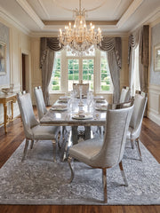 Premium marble dining table set with elegant chairs for a sophisticated London dining room