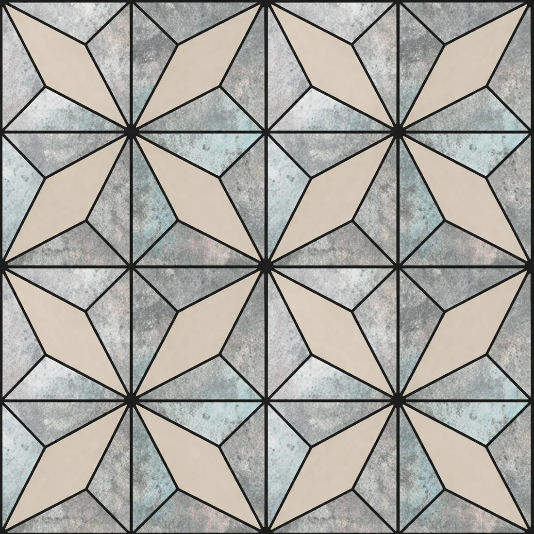 Premium geometric grey glitter acoustic wall panel 60×240cm