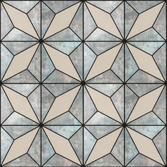 Premium geometric grey glitter acoustic wall panel 60×240cm