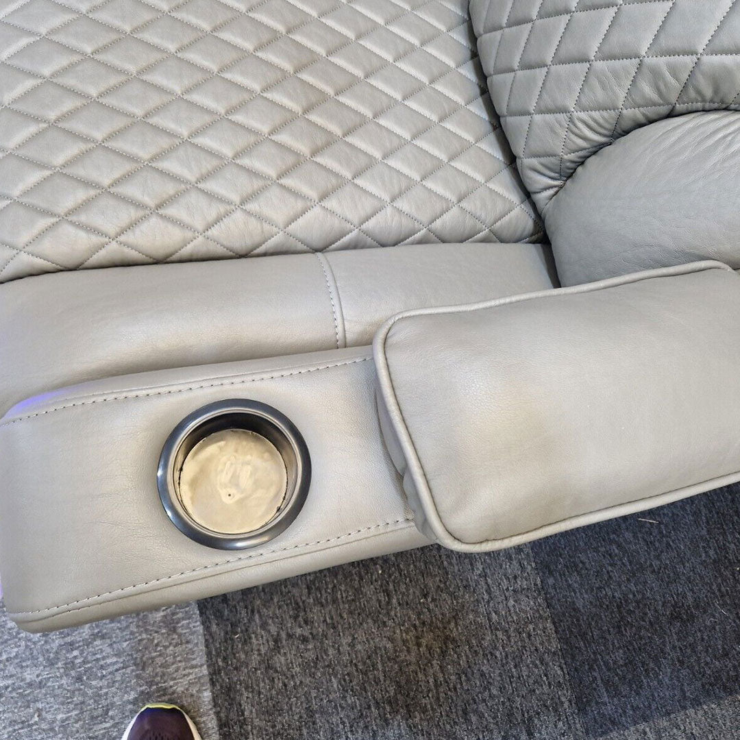 sofa with integrated cup holders