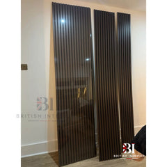 Smoked Oak acoustic wall panel in a 240cm height format